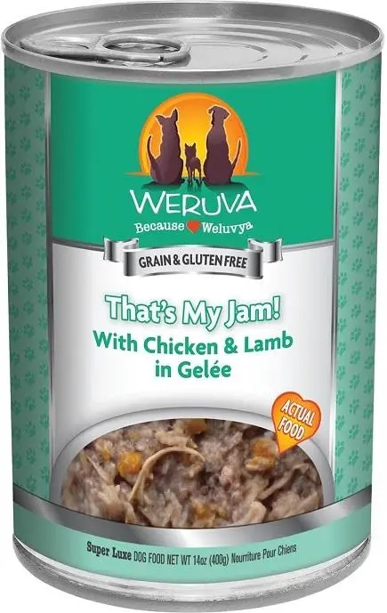 Weruva That's My Jam! With Chicken & Lamb In Gelée Canned Dog Food 1