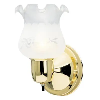 Westinghouse One-Light Indoor Wall Fixture With On/Off Switch 1