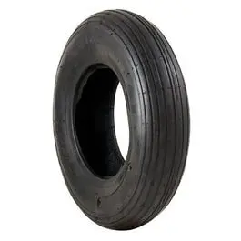Wheelbarrow Tire, Ribbed Tread, Pneumatic, 4.80-8 1