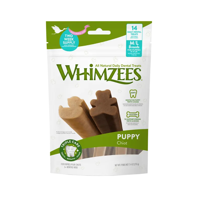 Whimzees® Puppy Dental Dog Treats 1