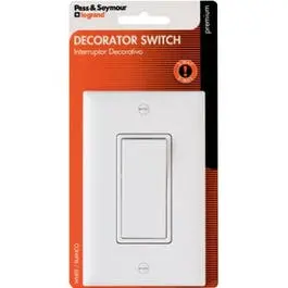 White 3-Way Premium Decorator Quiet Switch 1