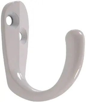 White Clothes Hook 1