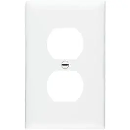 White Duplex Nylon Wall Plate 1