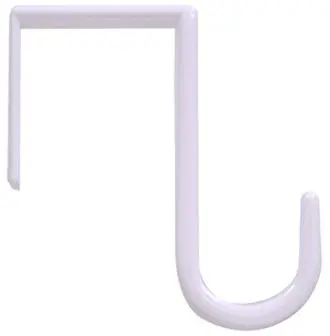 White Plastic Over Doorhook 1