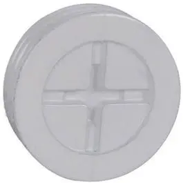White Weatherproof 1/2-Inch Closure Plug, 3-Pack 1