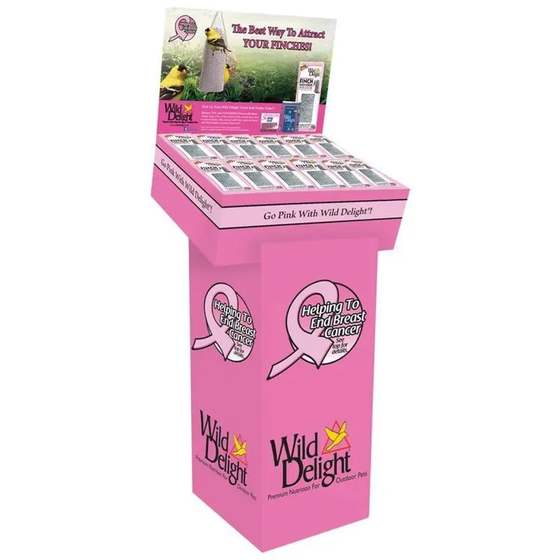 Wild Delight Pink Finch Sock Feeder Display 1