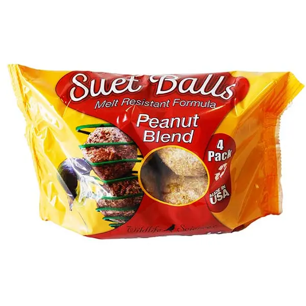 Wildlife Sciences Suet Balls Peanut Blend 4 Pack 1