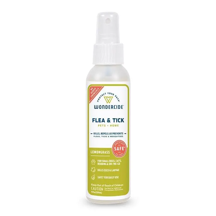 Wondercide Lemongrass Flea & Tick Spray For Pets + Home With Natural Essential Oils 1