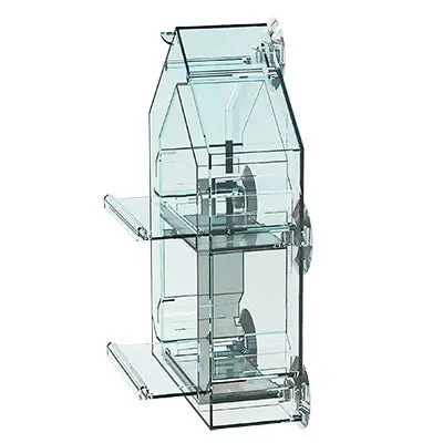 Woodlink Sneak-A-Peek™ Heavy Duty Crystal Clear Polycarbonate House Window Seed Feeder 1
