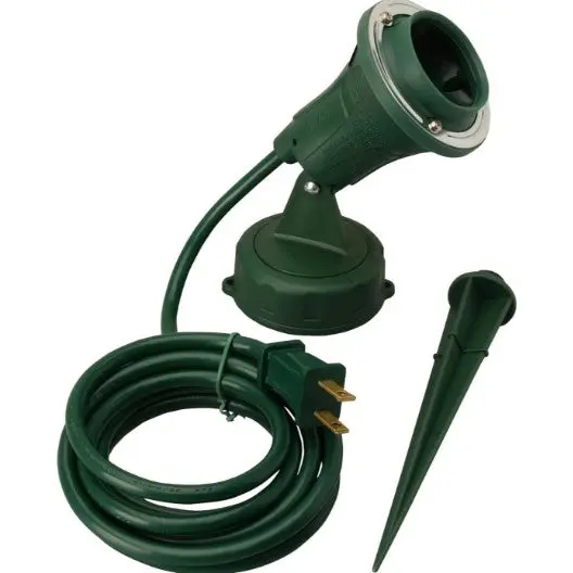Woods Outdoor Floodlight Fixture With Stake 1