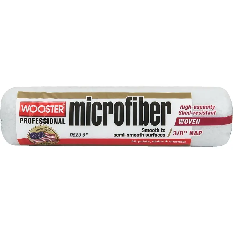 Wooster 9 In. X 3/8 In. Microfiber Roller Cover 1