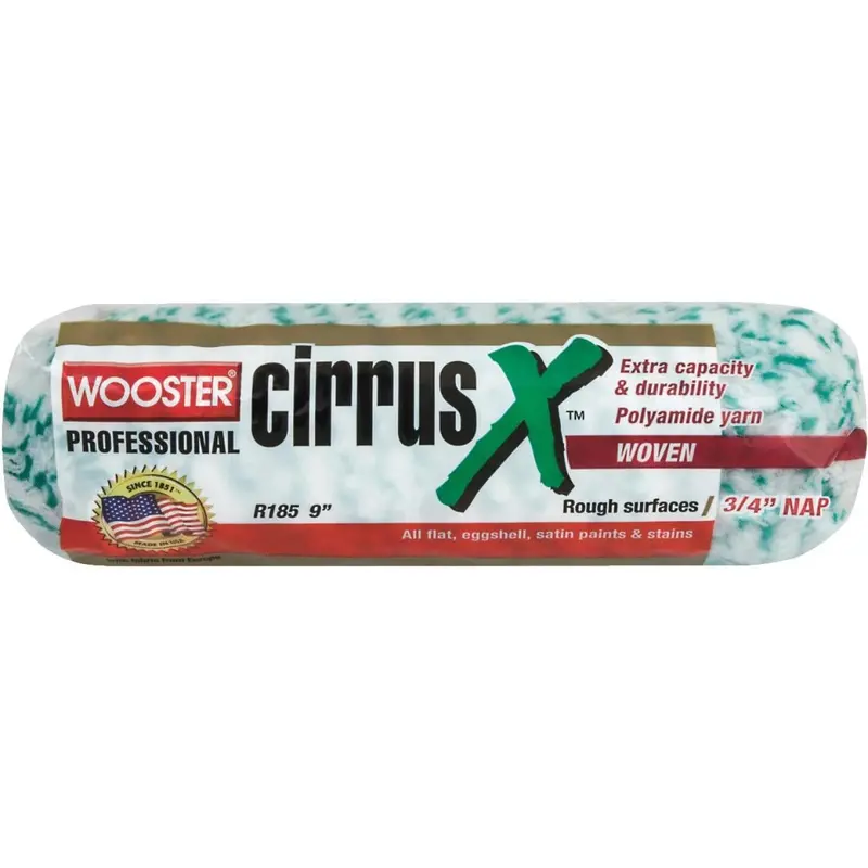 Wooster Cirrus 9 In. X 3/4 In. Woven Fabric Roller Cover 1