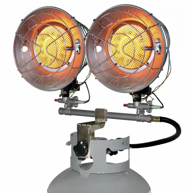 World Marketing Dura Heat Tt-30Csa Propane(Lp) Double Tank Top Heater With Tip-Over Shut-Off 1