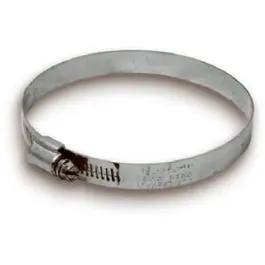 Worm Gear Clamp, Galvanized, 4-In. 1