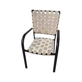 Woven Web Chair, Tan 1