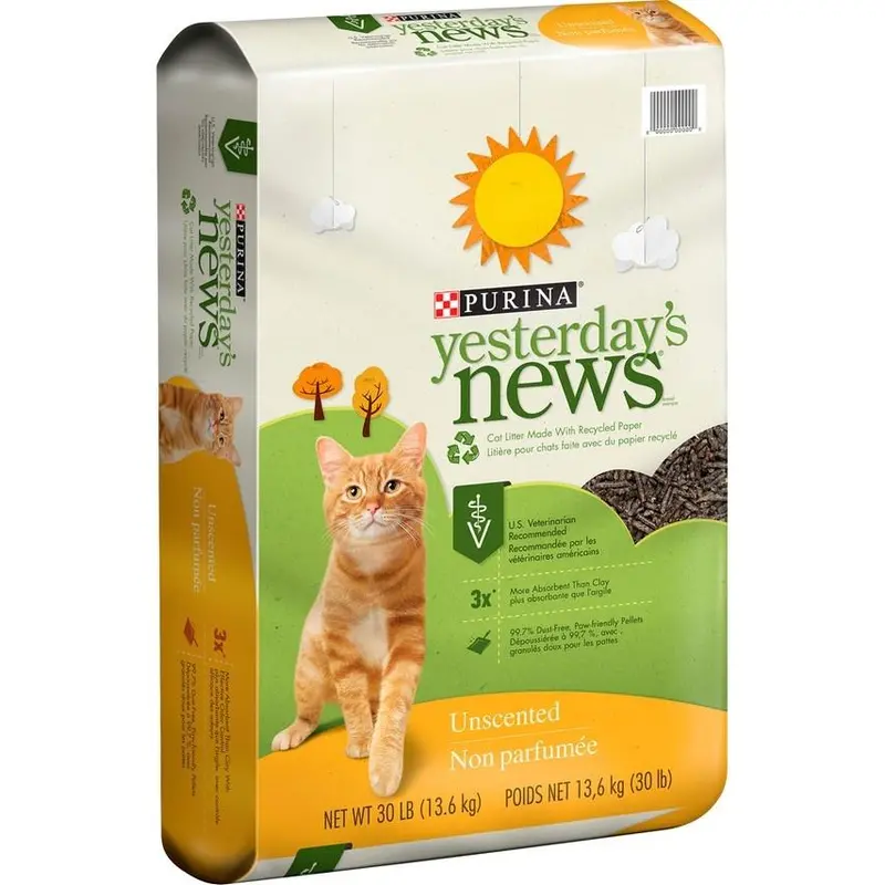 Yesterday's News Original Unscented Formula Cat Litter 1