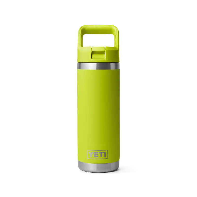 Yeti Rambler® 18 Oz Water Bottle With Color-Matched Straw Cap 1
