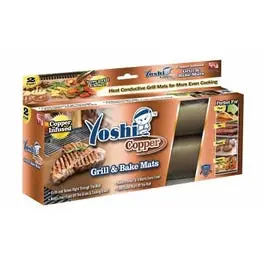 Yoshi Grill Mat, Non-Stick, 15.75 X 13-In., 2-Pk. 1
