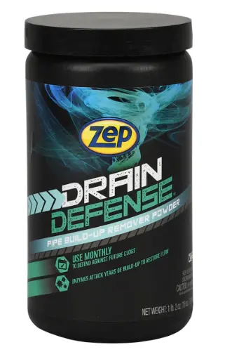 Zep Drain Defense Enzymatic Drain Cleaner Powder - 18 Oz. 1