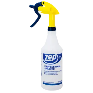 Zep Professional Spray Bottle W/Trigger Sprayer, 32 Oz, Clear Plastic 1