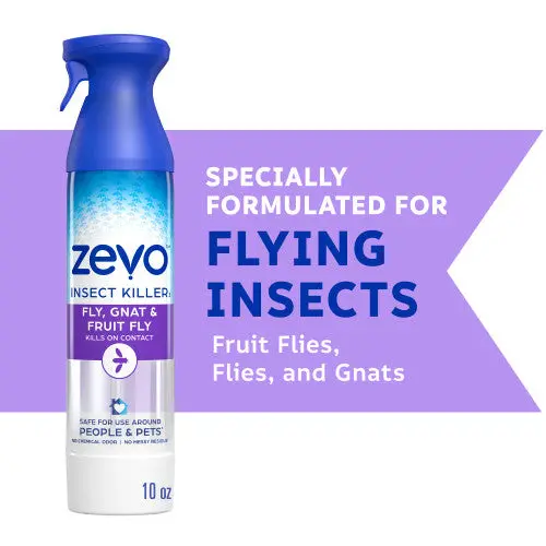 Zevo Flying Insect Killer - Fly, Gnat, & Fruit Fly 10Oz 1