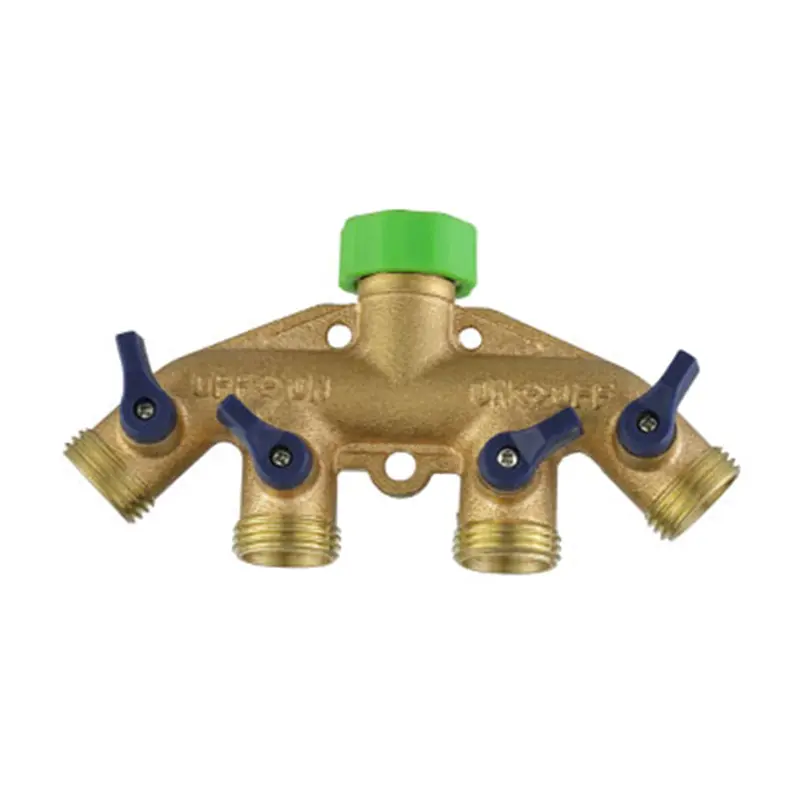Zhejiang Hongchen Irrigation 4-Way Brass Manifold 1