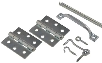 Zinc Plated Scrn Dr Hdweset 1