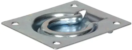 Zinc Plated Trap Door Ring 1