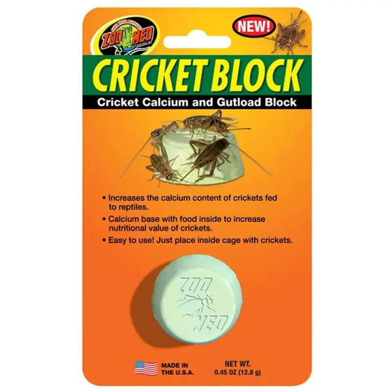 Zoo Med Cricket Block – Cricket Calcium And Gutload Block 1