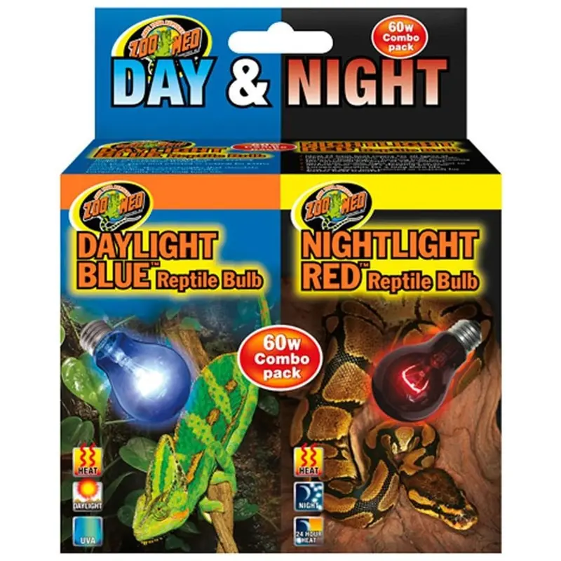Zoo Med Day & Night Reptile Bulb Combo Pack 1