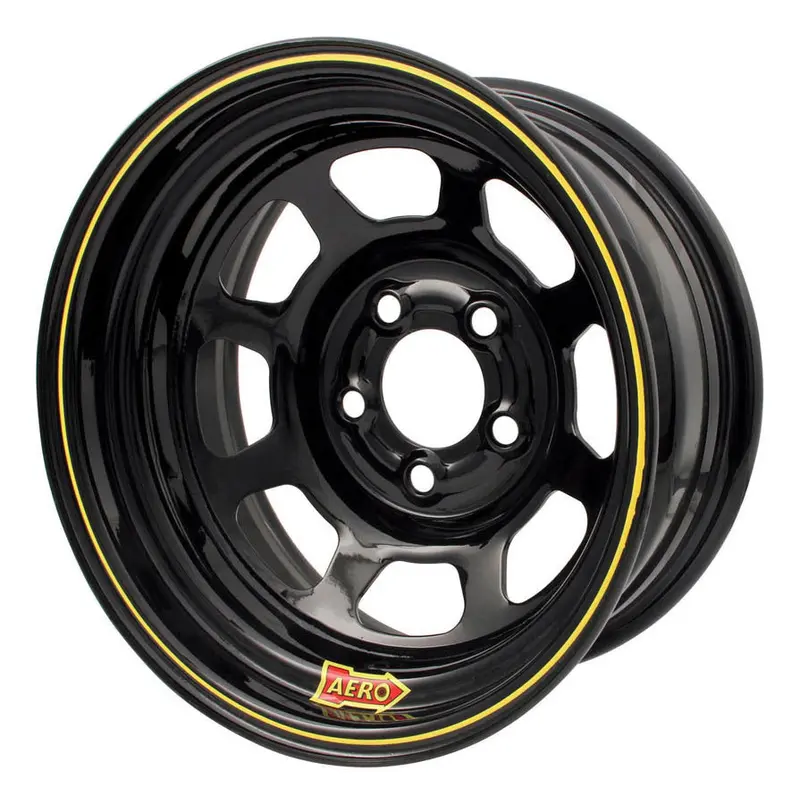 Aero Race 15X10 Inch Black Racing Wheel – 5-Inch Backspace, 5-Lug Fitment 1