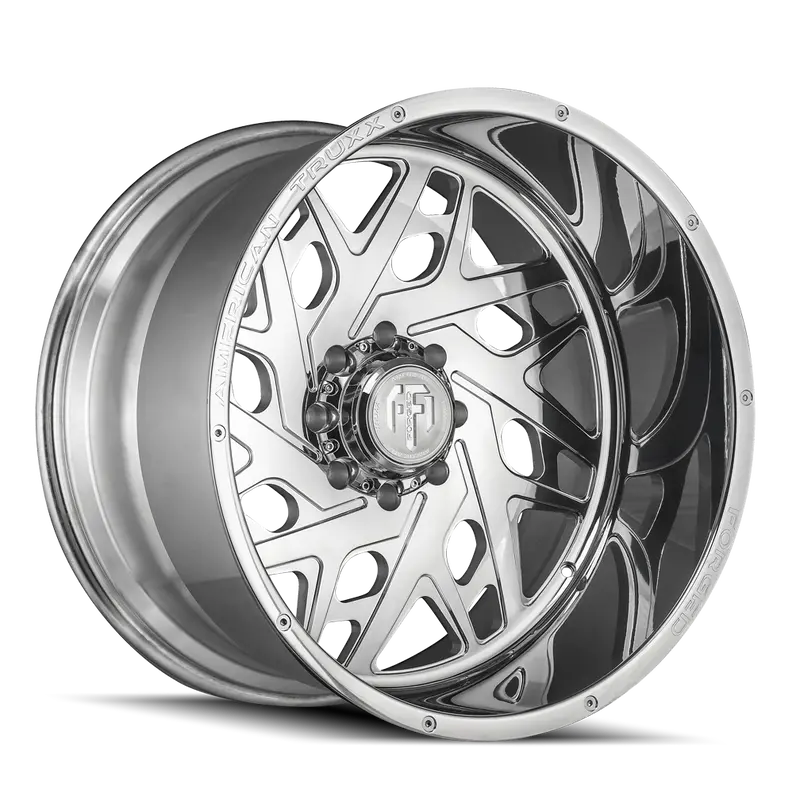 American Truxx Forged Atf1909-22283-44P Atf1909-221283P Aries (Atf1909) Polished 22X12 6-139.7/-44Mm 106.1Mm 1