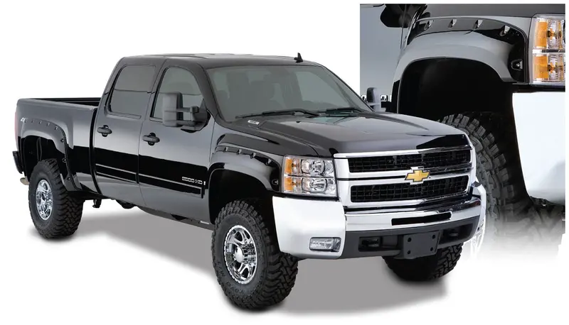 Bushwacker 40949-02 Cut-Out Fender Flares – Aggressive Wheel Well Access 1