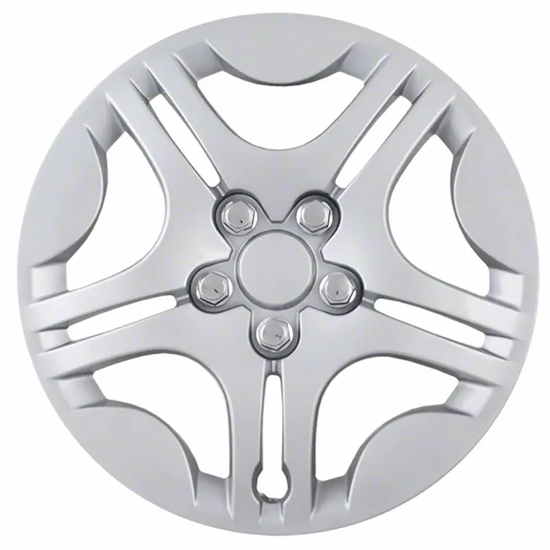 Coast To Coast Iwc42815S 15 Inch 5 Double Spoke Silver Color Plastic Set Of 4 Spring Steel Clip 1