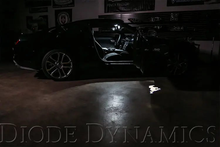 Diode Dynamics Interior Led Light Kit – Stage 1 Red For 2018–2019 Mustang 1