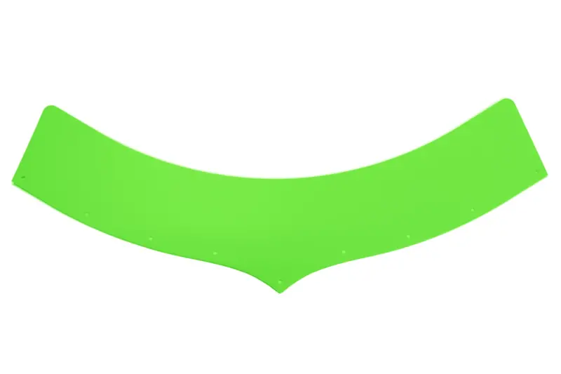 Dominator Race Products 500-Ex-Xg Extension Predator Hood Xtreme Green 5.5In Tall 1
