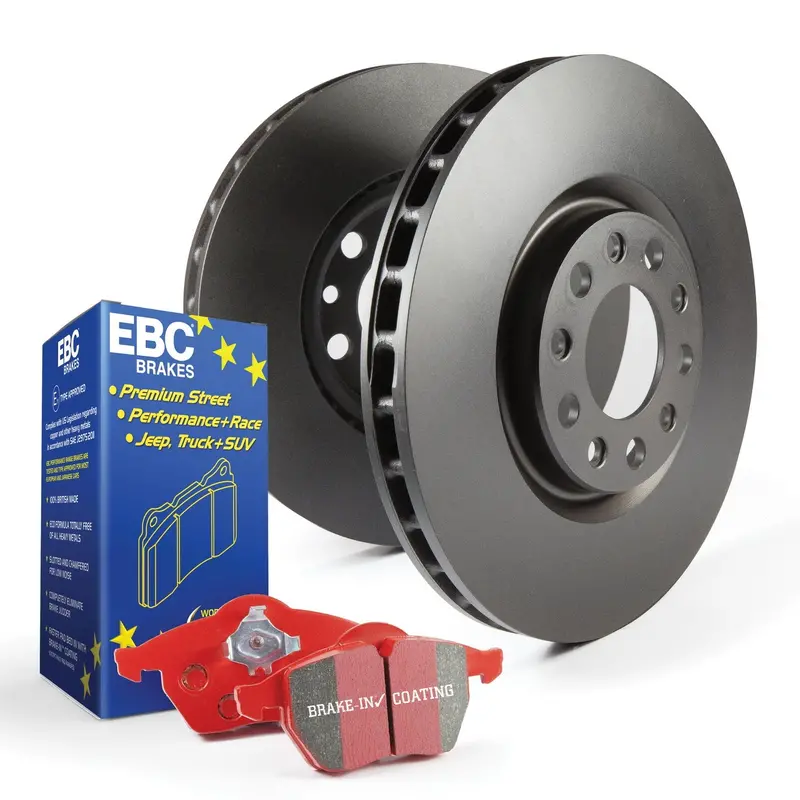 Ebc Brakes S12Kf1649 Redstuff Race Compound Brake Kit – Front Pads + Rk Drilled Rotors 1