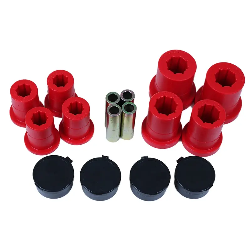 Energy Suspension 8.3142R Front Control Arm Bushing Kit – Polyurethane, Red 1