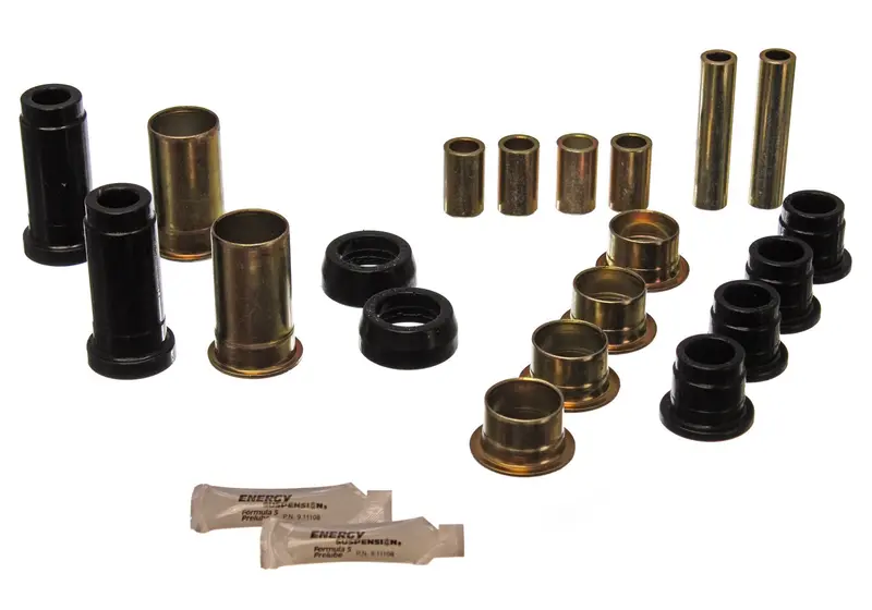 Energy Suspension Polyurethane Control Arm Bushings – Front Set, Black, Performance Grade 1
