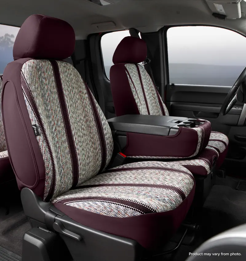 Fia Custom Wine-Colored Seat Covers – Wrangler-Themed Design For Interior Refresh 1