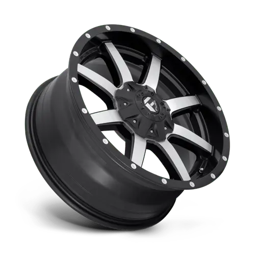 Fuel D537 17X9 Inch Matte Black Machined Wheel – 6X135Mm, -12Mm Offset 1