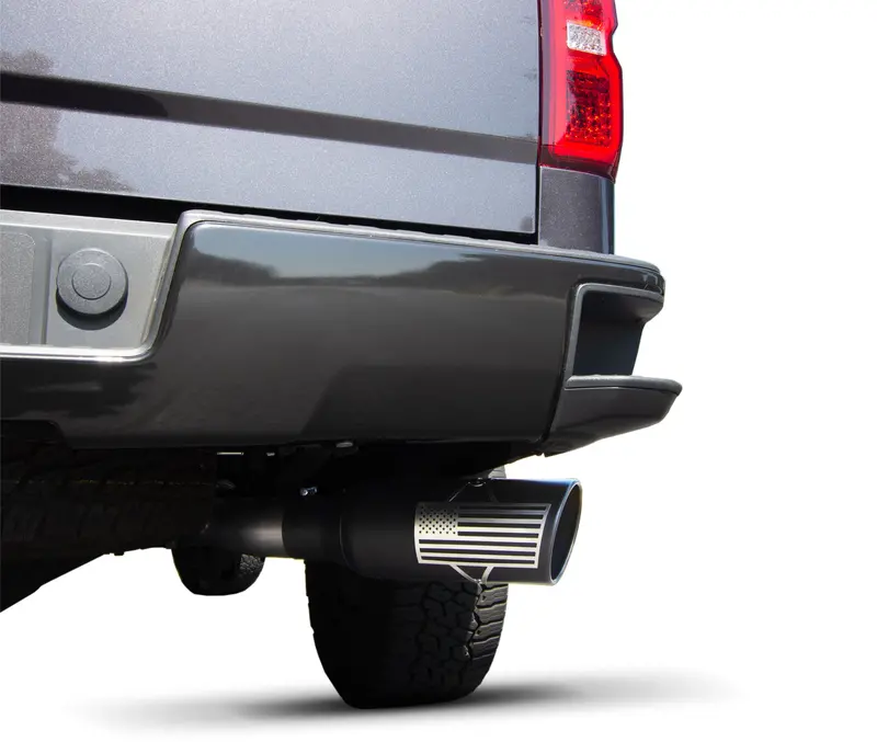 Gibson Patriot Series Cat-Back Exhaust – Single-Out Stainless Steel System 1