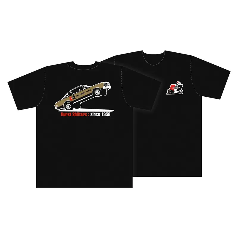 Hurst 652205 Nostalgia-Themed Men’S Performance Shirt – Black, Xxl 1