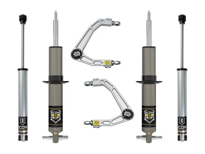 Icon Vehicle Dynamics K73072 Stage 2 Lift Suspension System For 2019–2023 Gm 1500 Trucks – 2.38–3.75" Lift With Billet Upper Control Arms 1