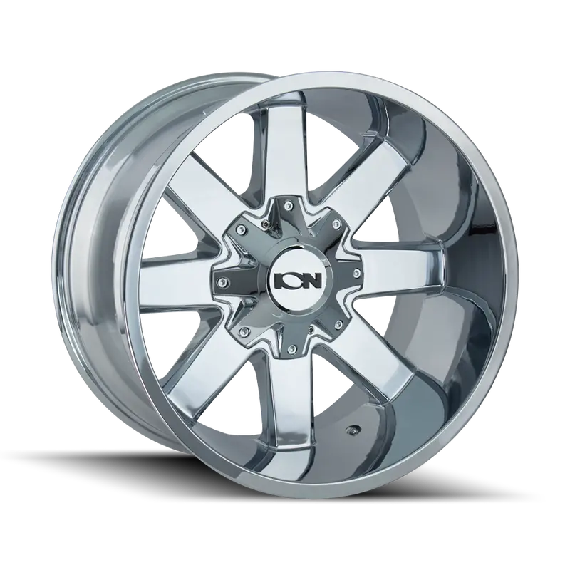 Ion Chrome 20X9 Inch Wheel – 6X135/6X139.7Mm, Zero Offset, 106Mm Center Bore 1
