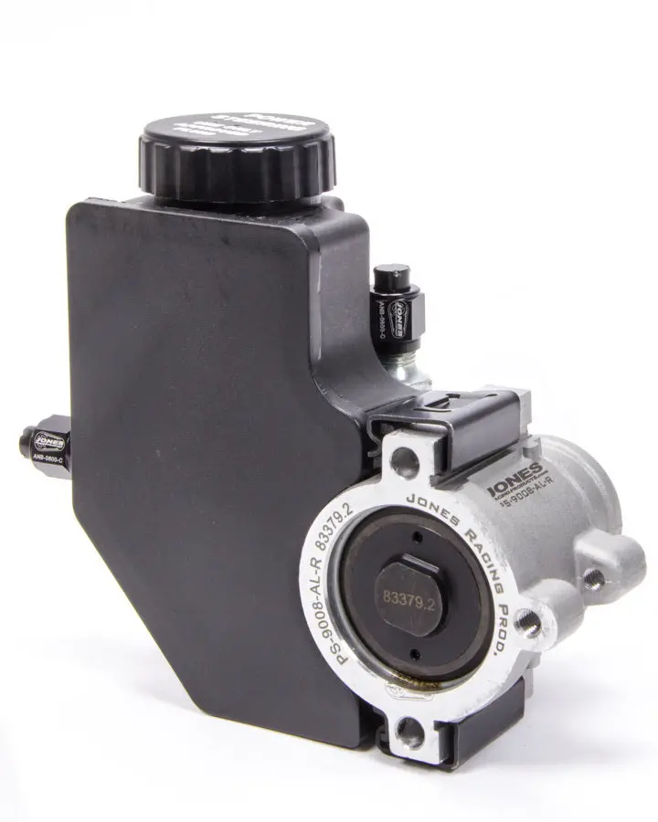 Jones Racing Ps-9008-Al-R Aluminum Power Steering Pump – Compact Design With Plastic Reservoir 1