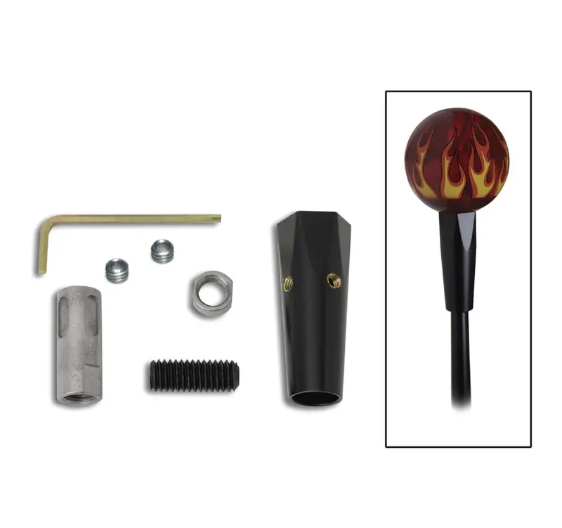 Lokar Xsk-6878 Black Transmission Shifter Knob Adapter – 3/8"-16 Thread 1
