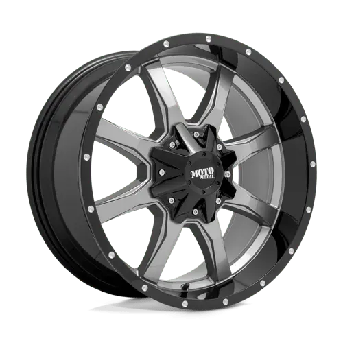 Moto Metal Mo970 Alloy Wheel – 20X9 Inch, 8X6.5 Inch Bolt Circle, Gunmetal Black 1