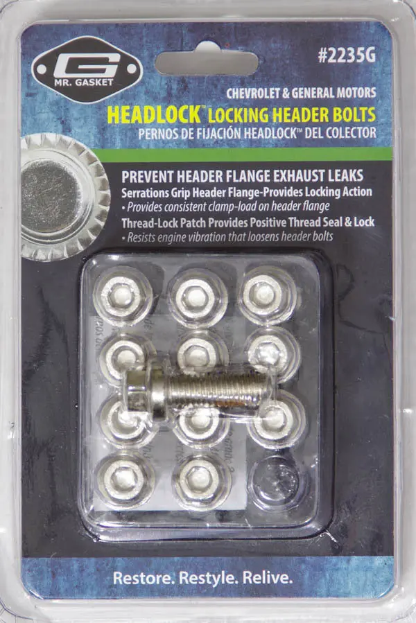 Mr. Gasket 2235G Locking Header Bolt Kit – 8Mm X 1.25 Thread, 12-Piece 1