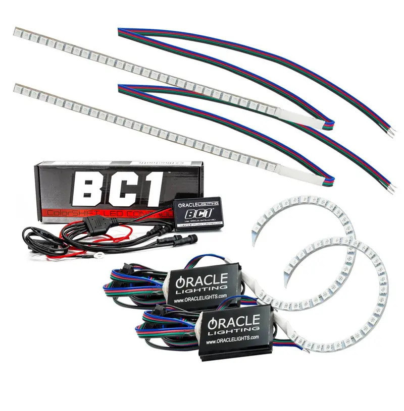 Oracle Lighting Colorshift Halo Ring Kit With Drl – Bc1 Compatible 1